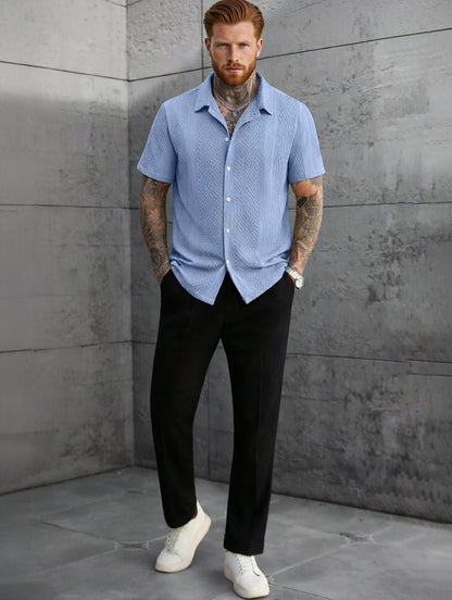 Camisa Masculina LuxMen Elite Slim Trendy