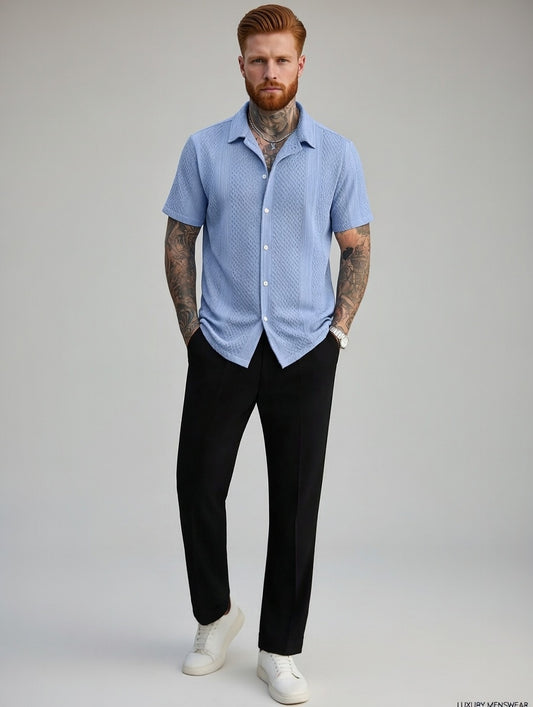Camisa Masculina LuxMen Elite Slim Trendy