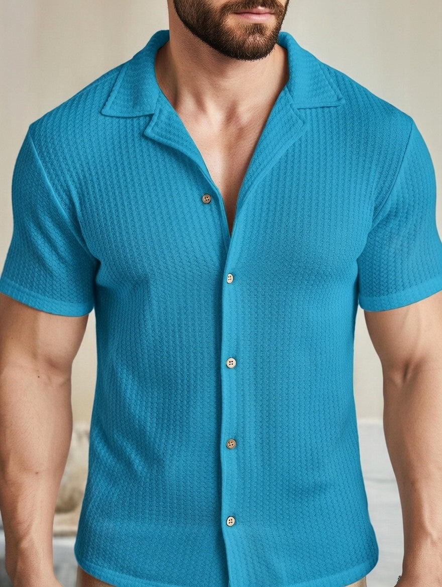 Camisa   Manga Curta Moda Maven