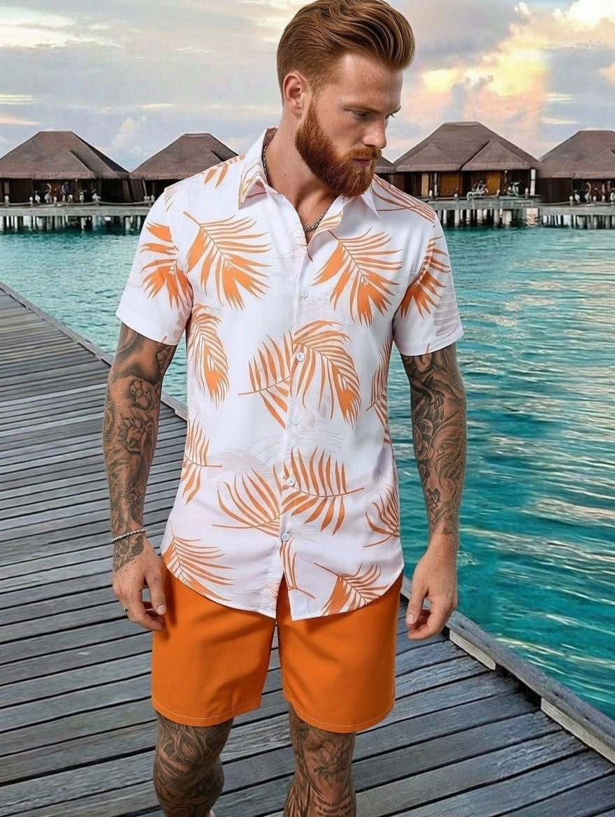 Camisa Casual Essence e  Shorts Lux Men