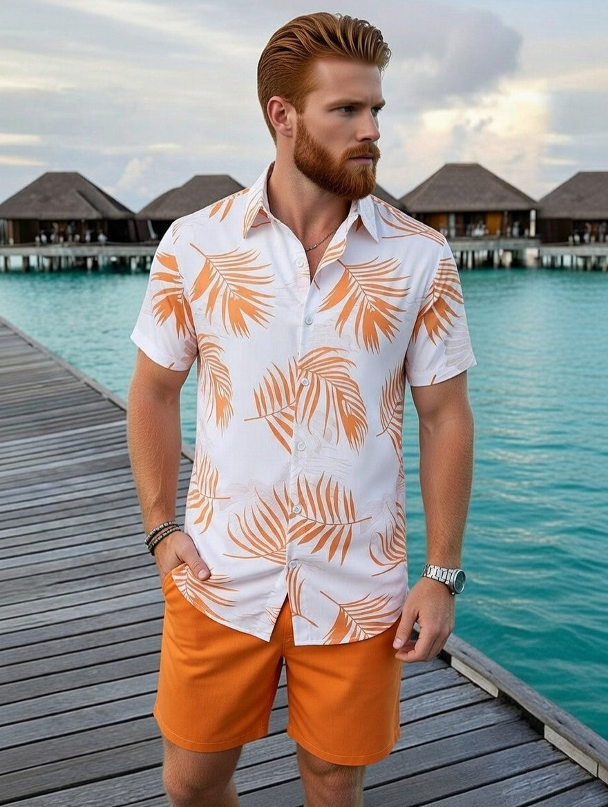 Camisa Casual Essence e  Shorts Lux Men