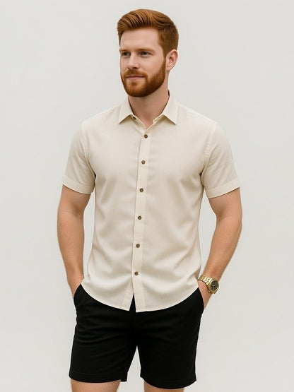 Camisa Masculina Slim Fit LuxMen Trend Premium