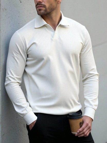 Camisa  Polo  Masculina  Manga Longa Elega