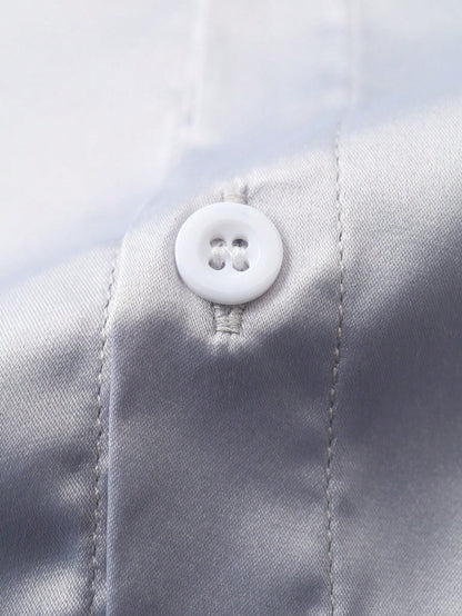 Camisa Masculina Manga Longa   Social Modishc