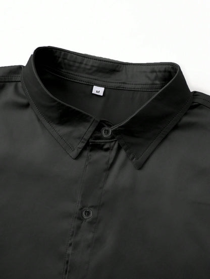 Camisa Masculina Manga Longa   Social Modishc