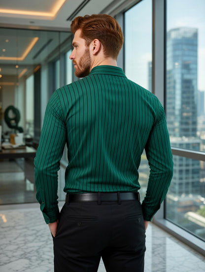 Camisa Casual Elite Masculina Slim Fit LuxMen