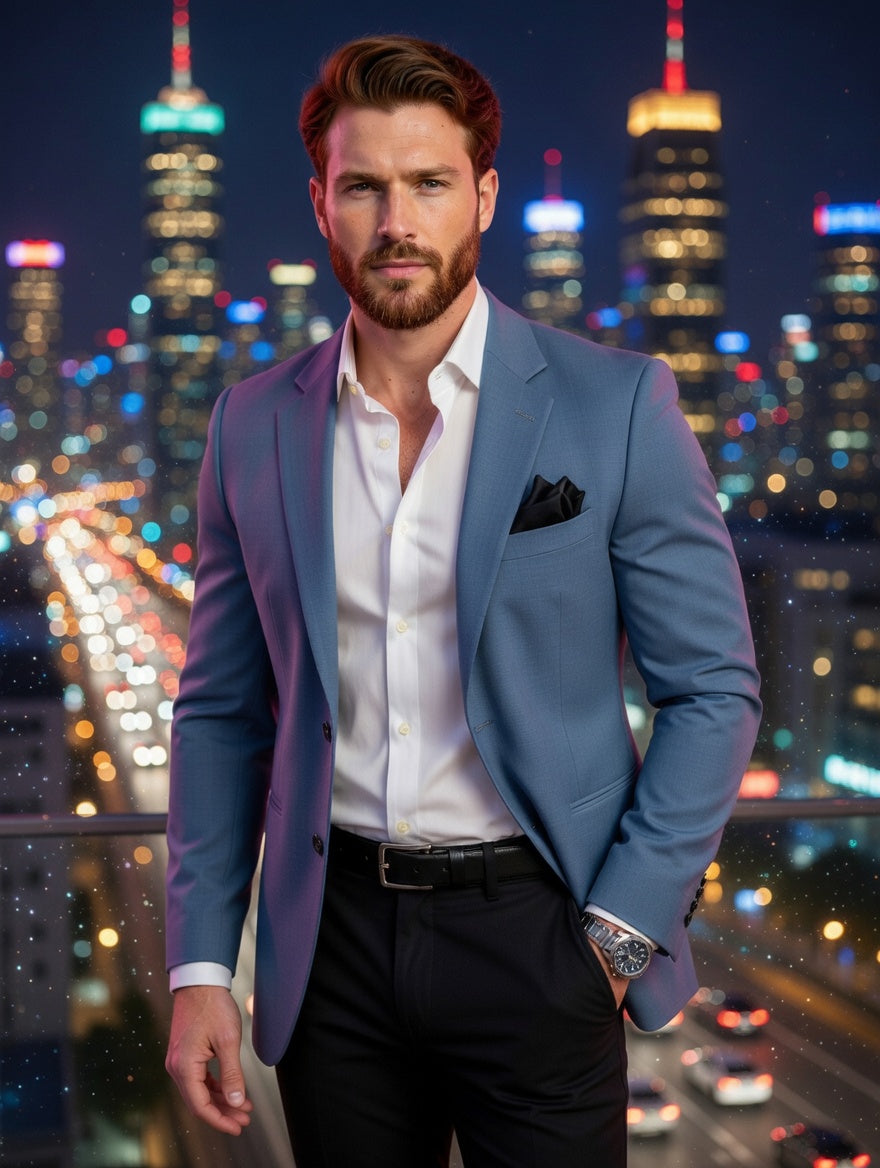 Blazer Masculino Slim LuxMen Premium  Urban