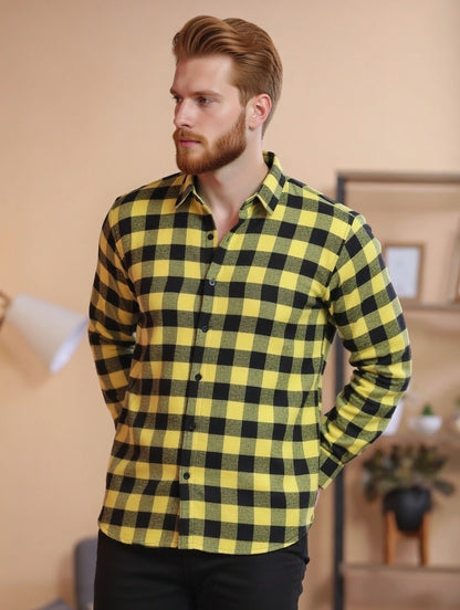 Camisa Masculina  social Xadrez Eco Men