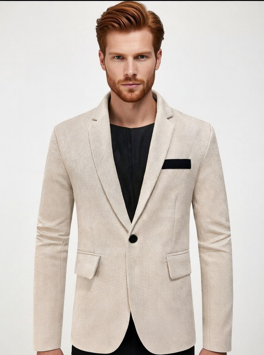 Blazer Masculino LuxMen Elegance Fit Trend