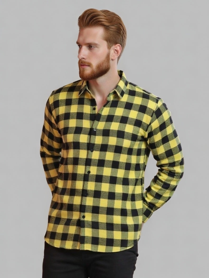 Camisa Masculina  social Xadrez Eco Men