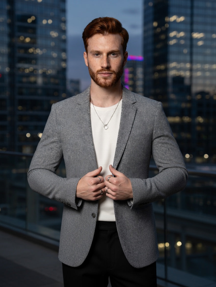 Blazer Masculino LuxMen Elegance Fit Core