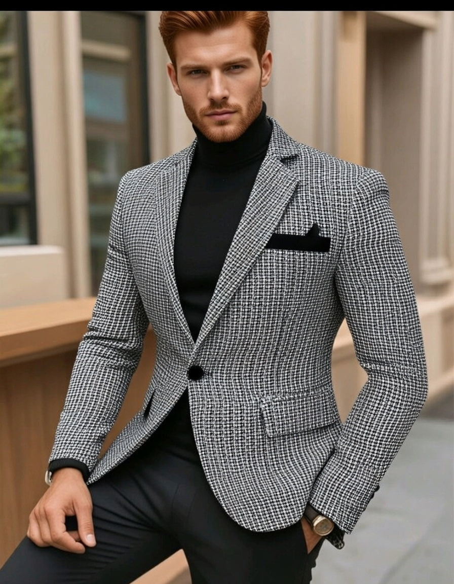 Blazer Masculino LuxMen Elegance Fit Trend