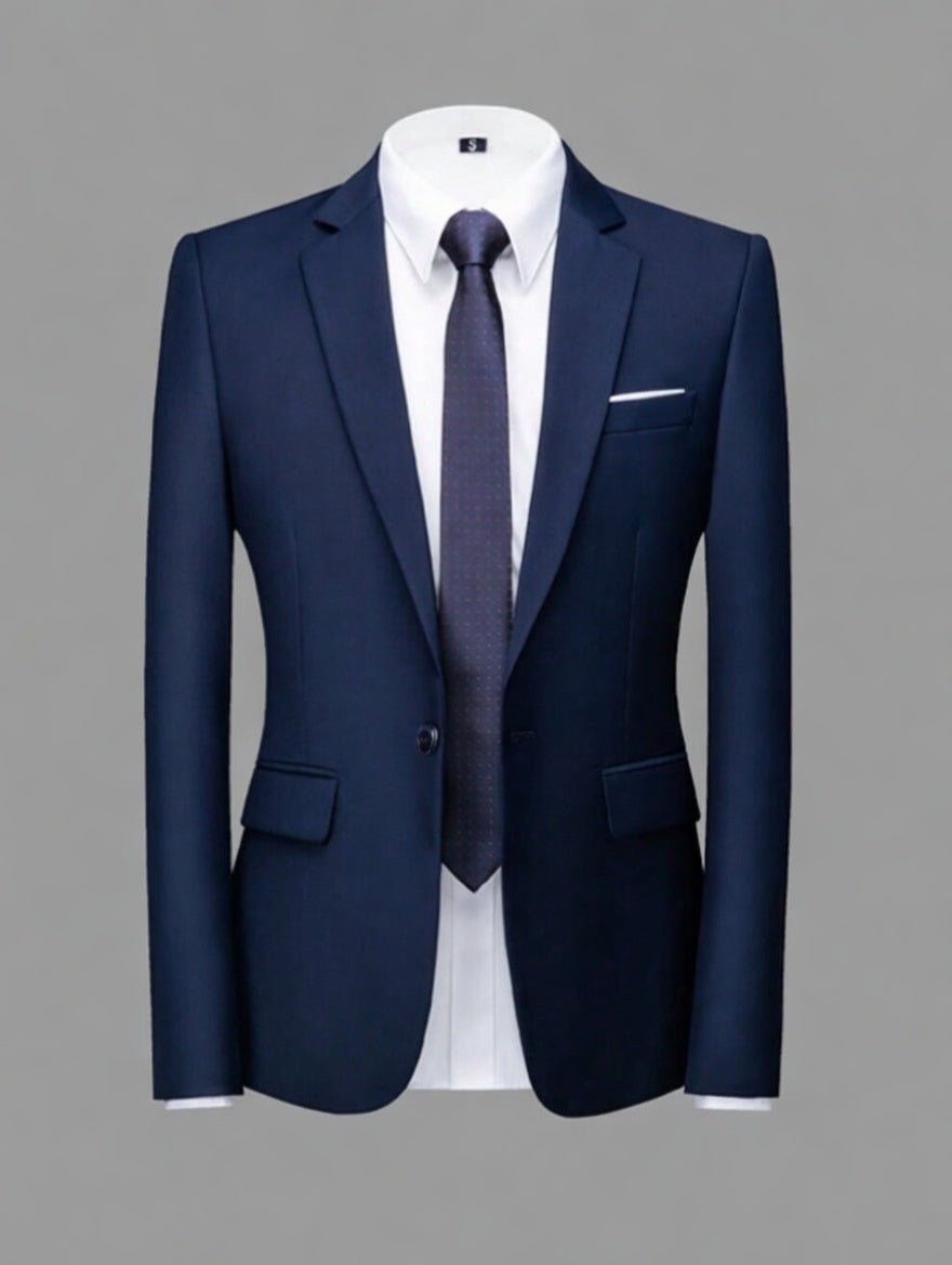 Blazer +Colete +Calça Masculino Slim LuxMen Premium Sharp