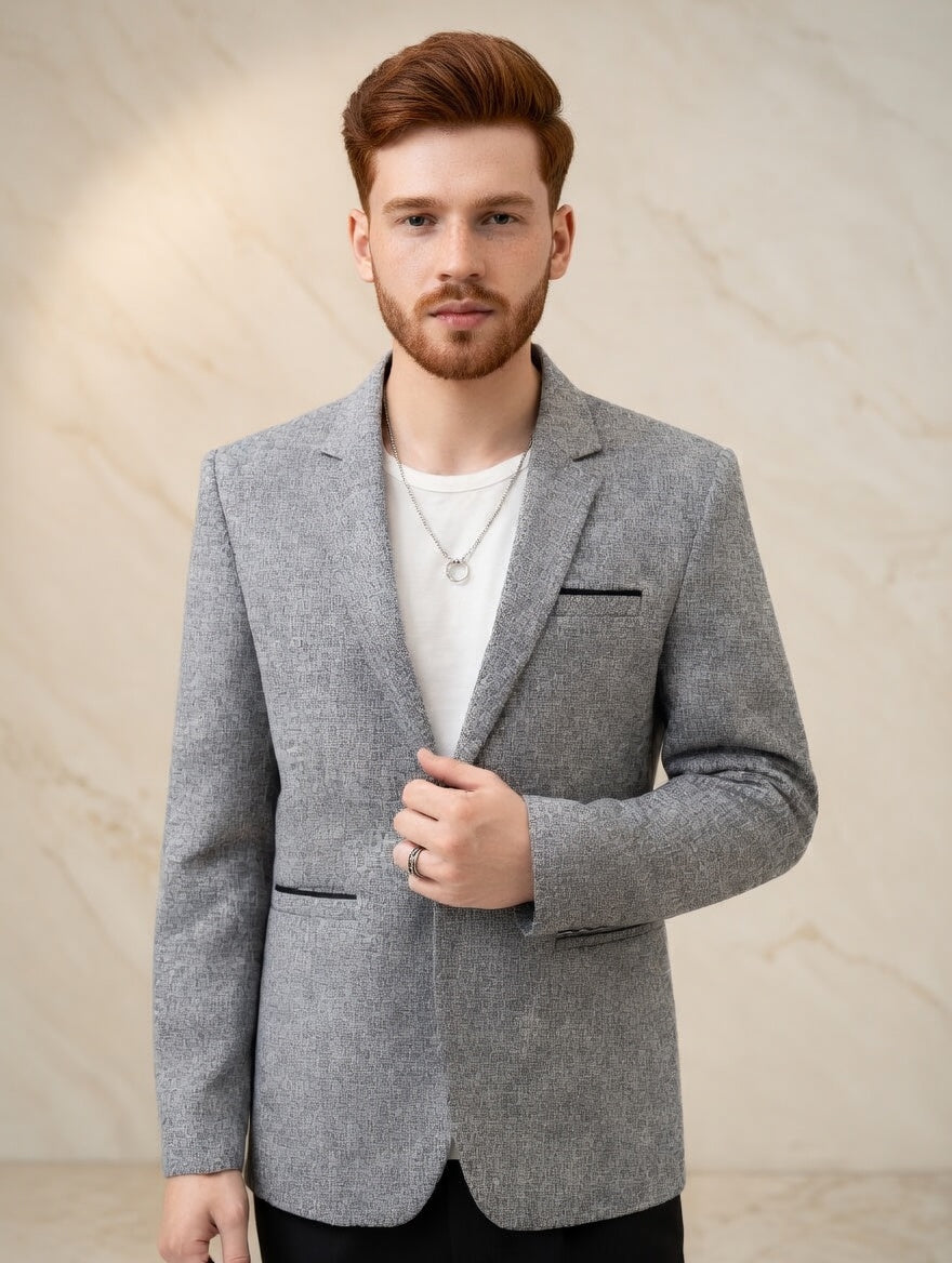 Blazer Masculino LuxMen Elegance Fit Core