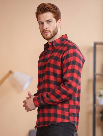 Camisa Masculina  social Xadrez Eco Men