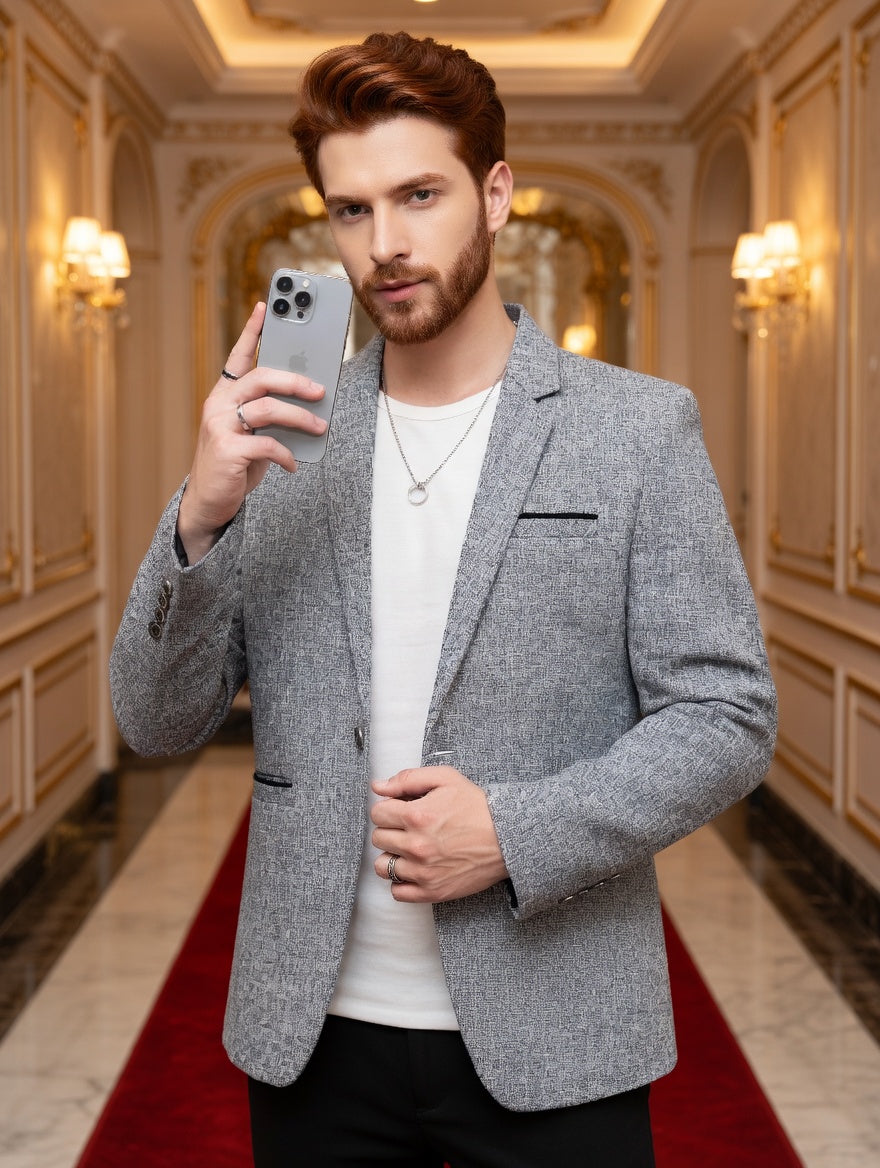 Blazer Masculino LuxMen Elegance Fit Core
