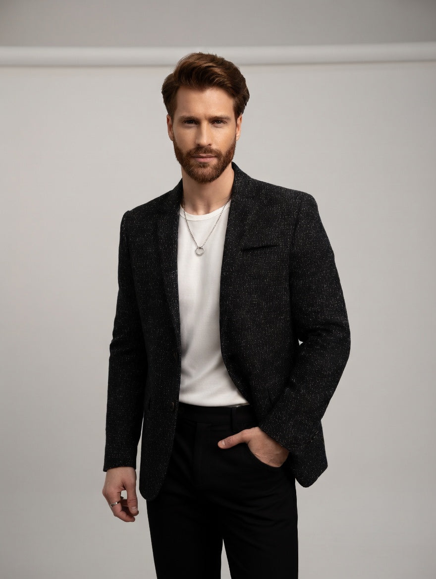Blazer Masculino LuxMen Elegance Fit Core