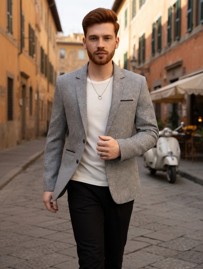 Blazer Masculino LuxMen Elegance Fit Core