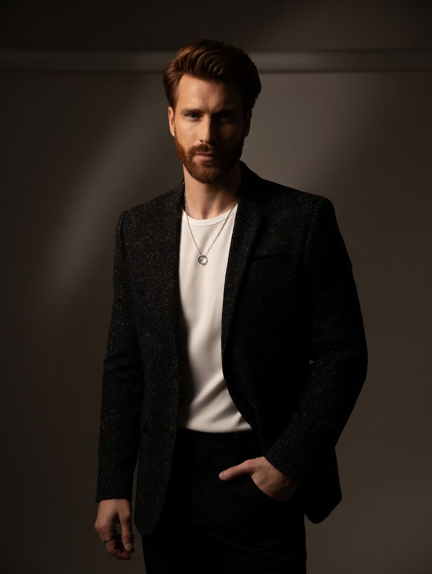 Blazer Masculino LuxMen Elegance Fit Core