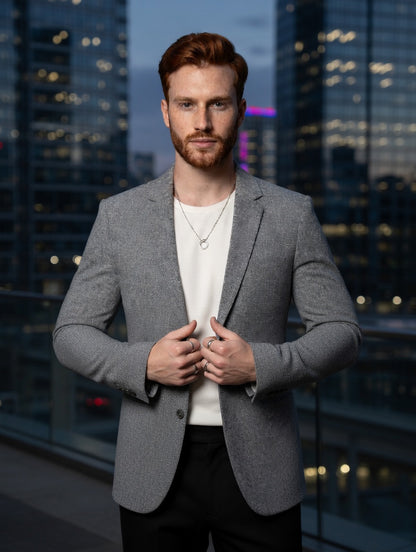 Blazer Masculino LuxMen Elegance Fit Core