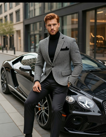 Blazer Masculino LuxMen Elegance Fit Trend