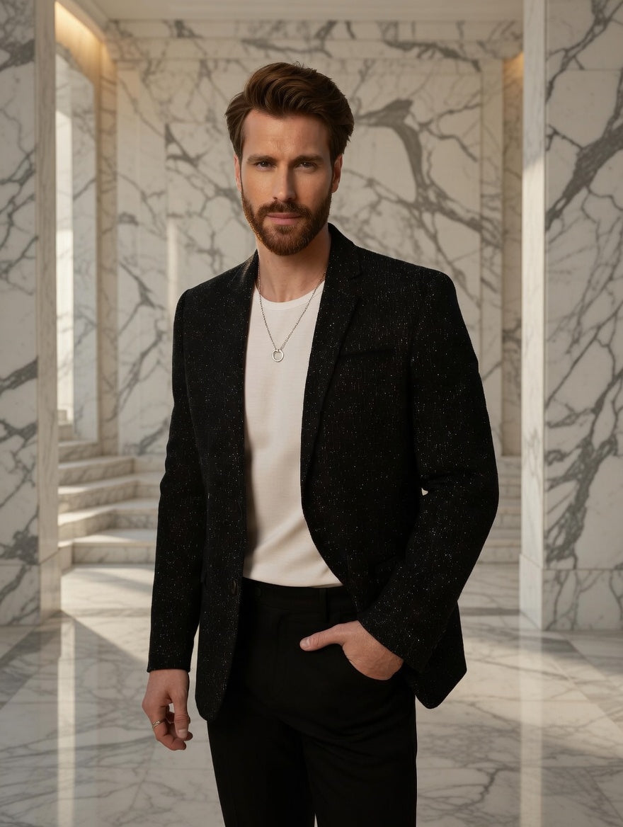 Blazer Masculino LuxMen Elegance Fit Core