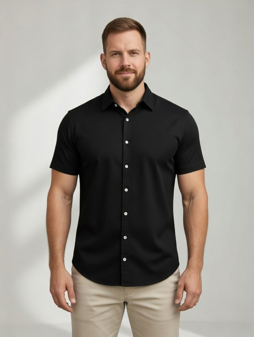 Camisa Masculina Slim Fit LuxMen Trend Premium