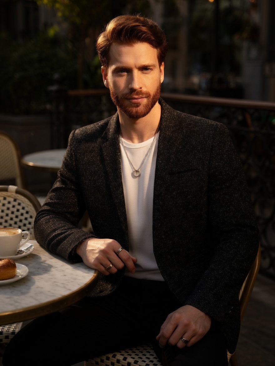 Blazer Masculino LuxMen Elegance Fit Core