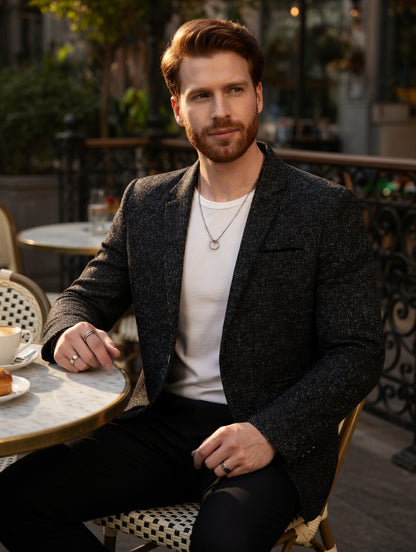 Blazer Masculino LuxMen Elegance Fit Core