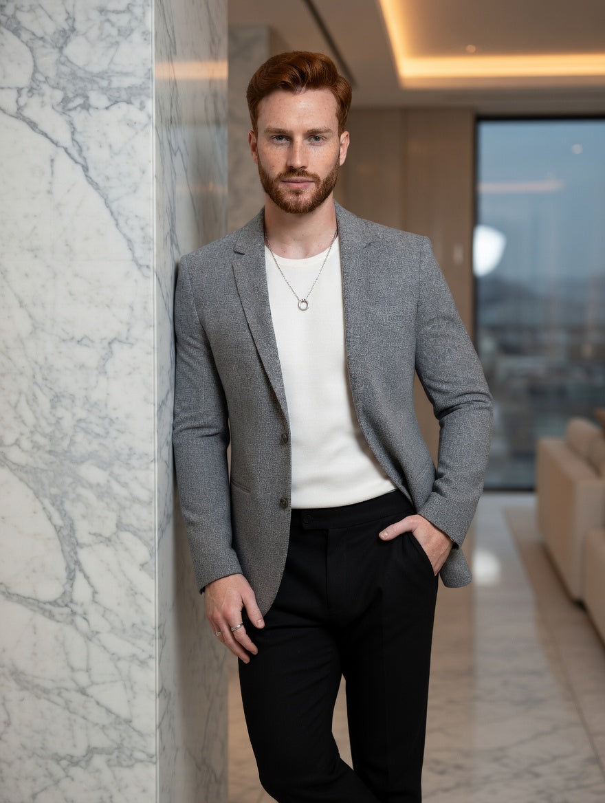 Blazer Masculino LuxMen Elegance Fit Core