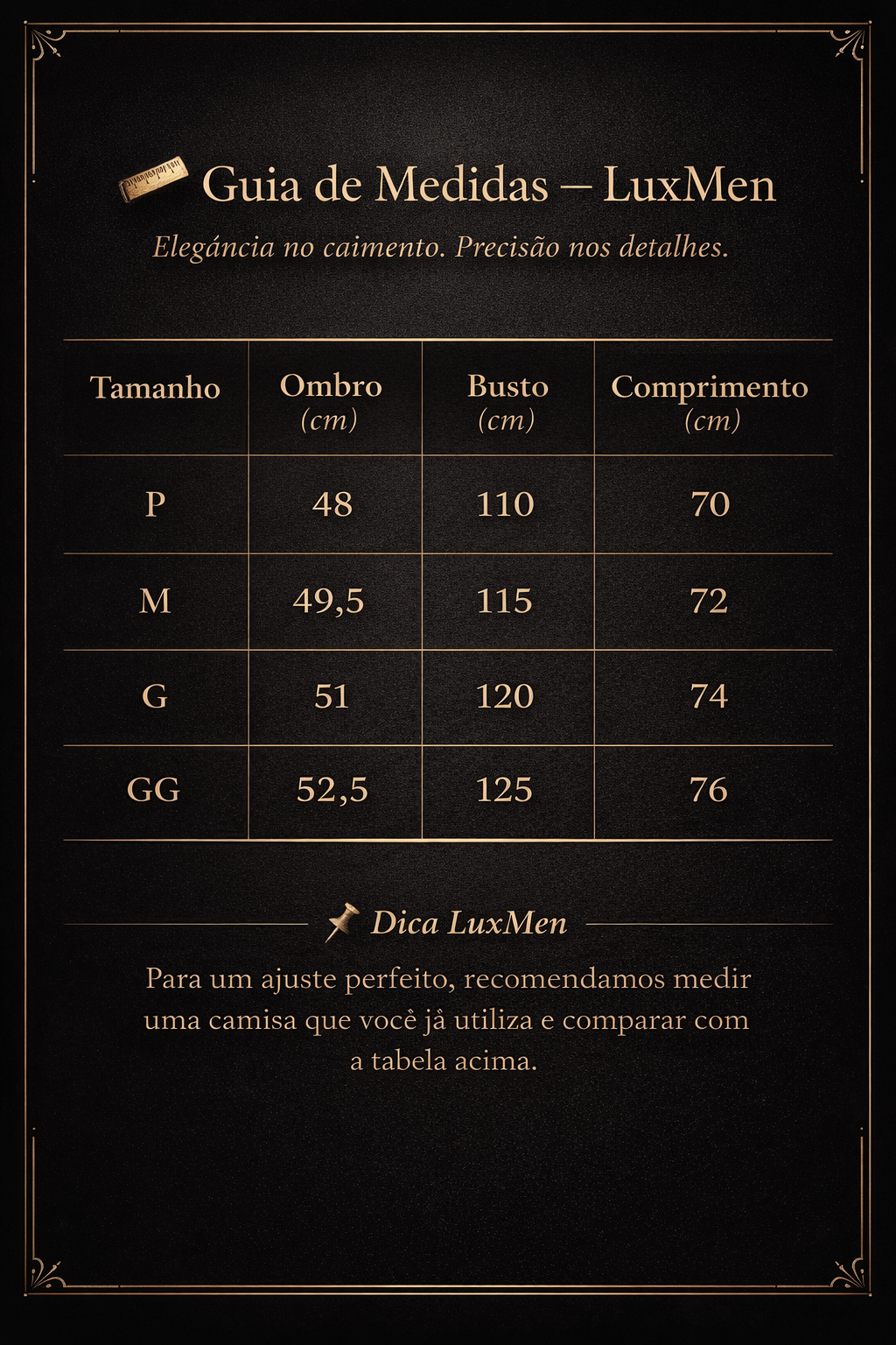 Camisa  Lux Elegance